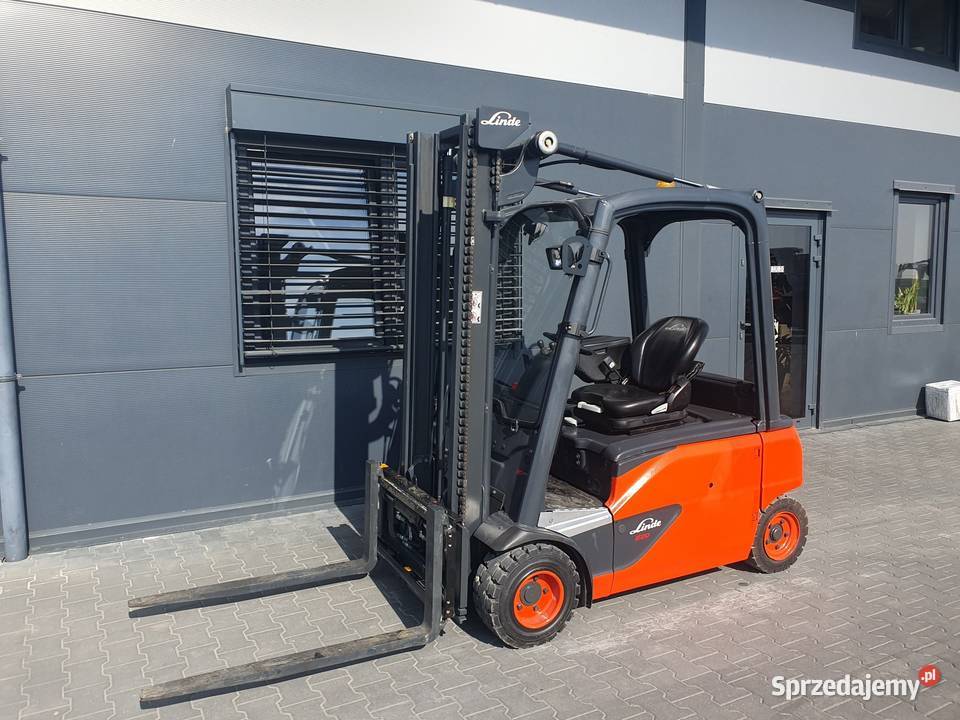 Wózek LINDE E20 15r Duplex przesuw E18 E20pH E25 elektryczny