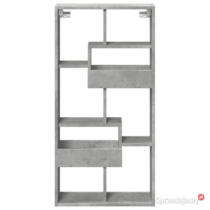 Szafka wisząca szarość betonu 50x15x100 WM854556 Warszawa