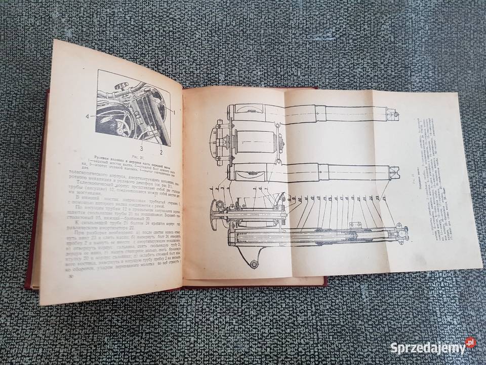 Stara Unikatowa Instrukcja Obsługi MOTOCYKLA Pozostałe Wrocław