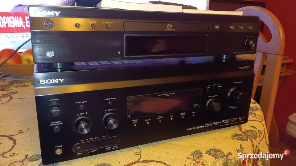 SONY STRda3500es plus scdxe800 pilot instrukcje Amplitunery Tychy