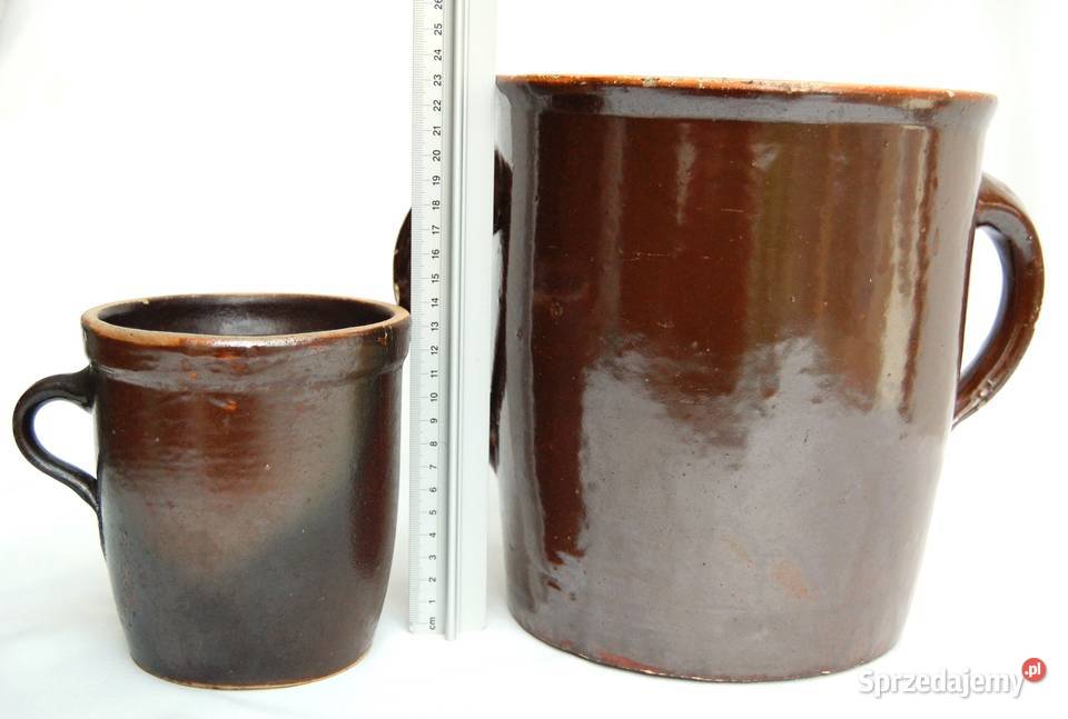 Duży kamionkowy garnek kamionka FNK Bochnia PRL lubelskie Lublin