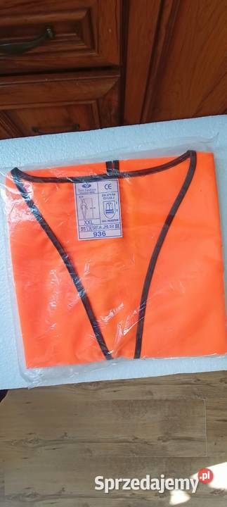 Kamizelka ostrzegawcza w kolorze pomarańczowym Wrocław sprzedam