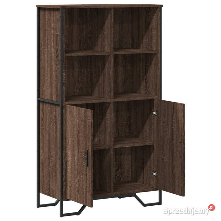 Wysoka szafka brązowy dąb 795x355x1375 WM3295311