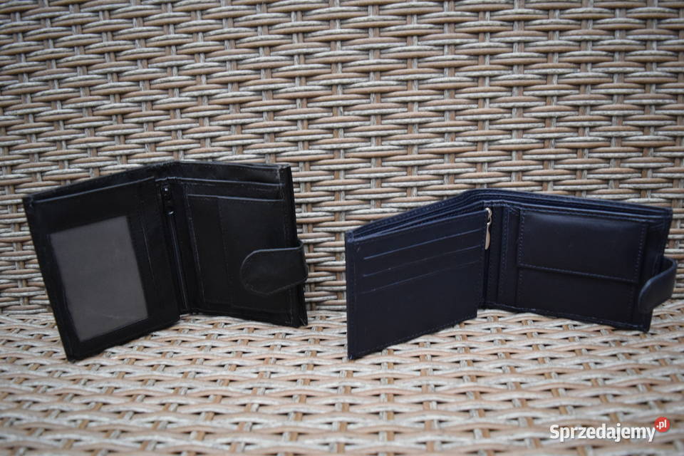 Portfele Skórzane Nowe Okazja Różne Olsztyn