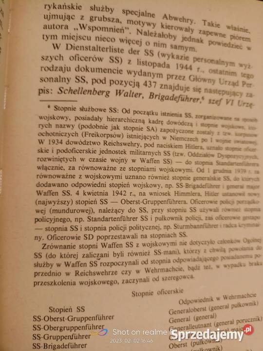 Wspomnienia oficera niemiecki wojna książki Warszawa