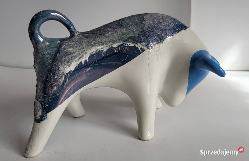 BYK Znak zodiaku Figurka Byczek ceramiczny Sierakowice sprzedam