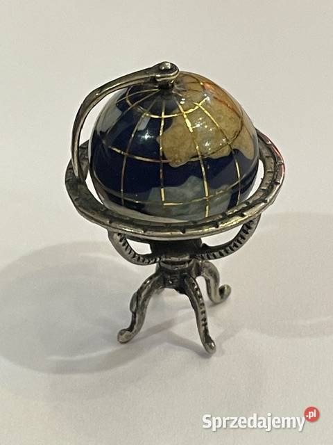 Miniaturowy globus z kamieni półszlachetnych Kraków sprzedam