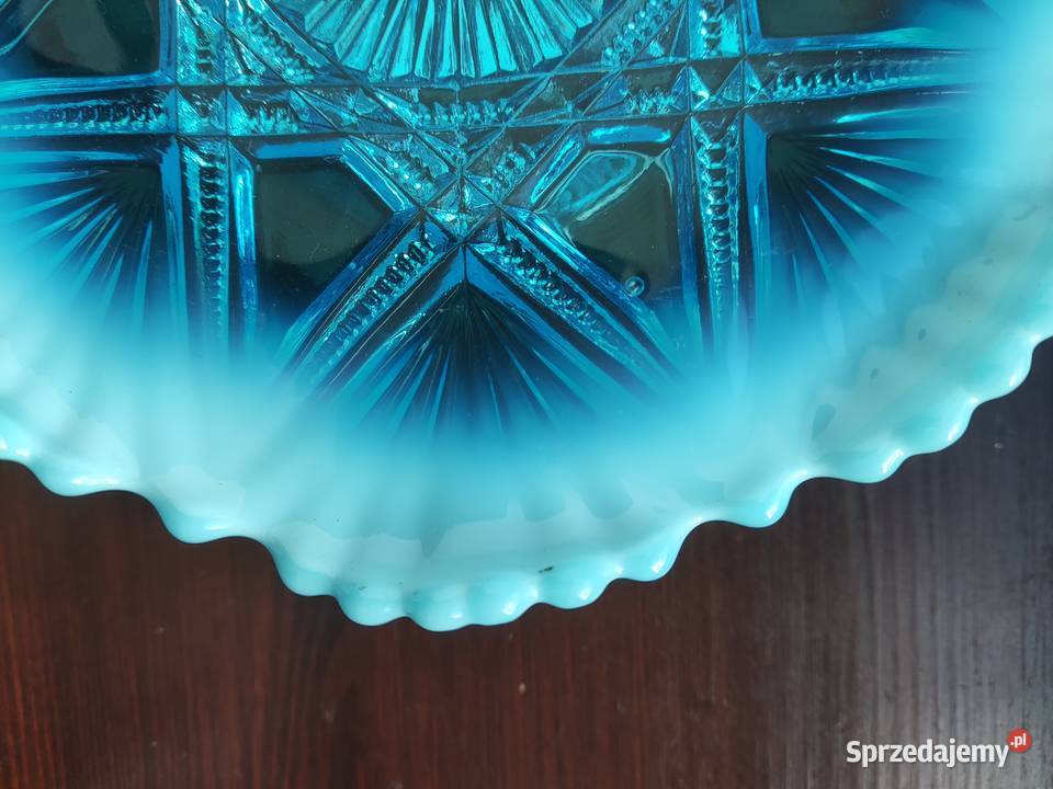 George Davidson szklana patera wzór Victoria Kraków