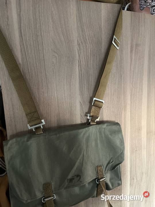 Wojskowa torba na ramie Prl Vintage Serock