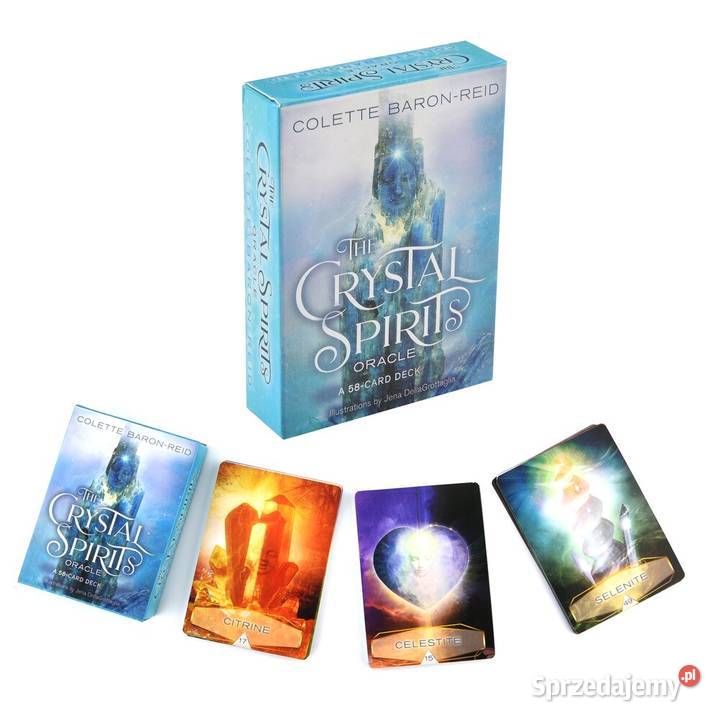 Karty tarota The Crystal Spirits COLETTE BARON mazowieckie Płock