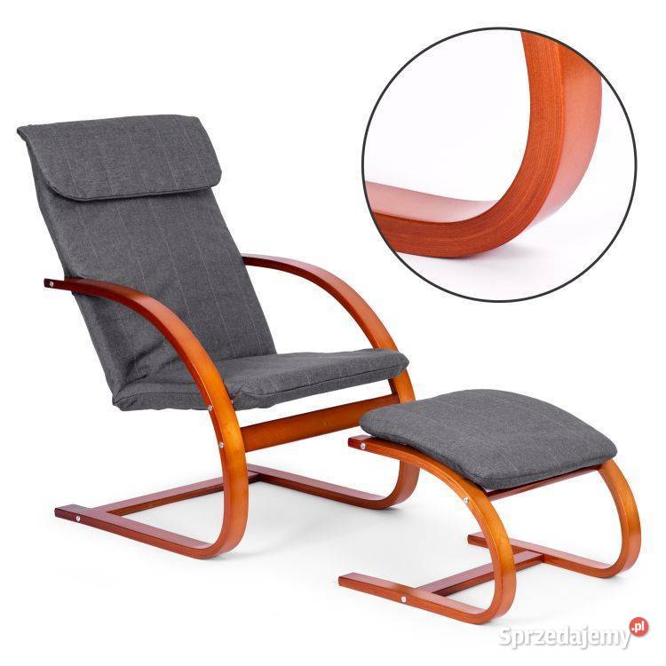 Fotel fiński bujany z podnóżkiem leżanka do Fotele Fotele Bielsk Podlaski