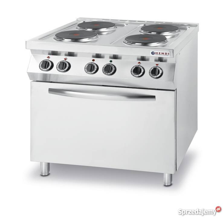 Kuchenka elektryczna z 4 płytami grzewczymi