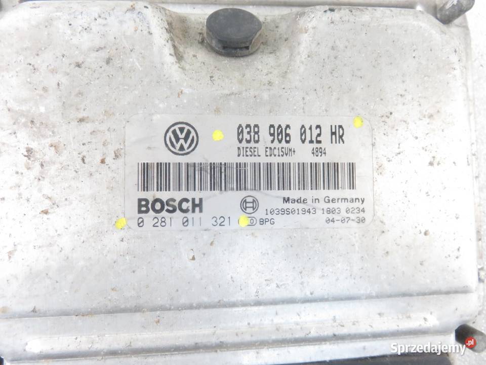STEROWNIK SKODA FABIA I Combi 6Y5 19 SDI 64 ASY