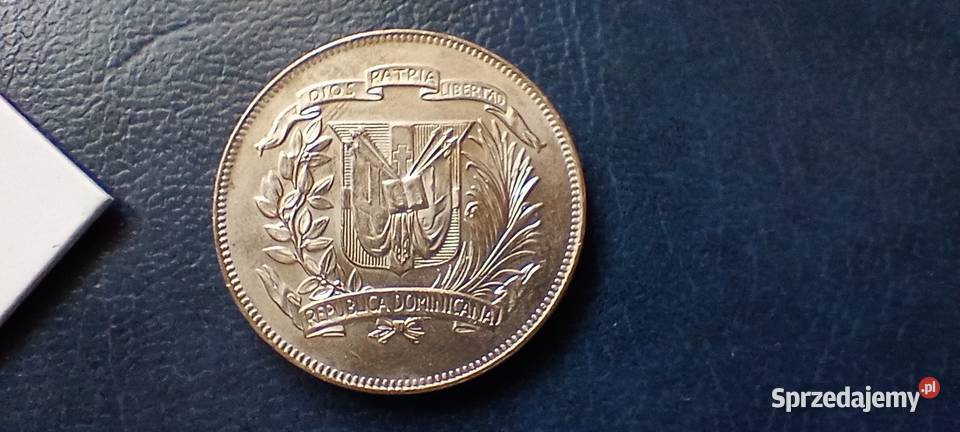 Stare monety 12 peso 1975 Dominikana Lesko