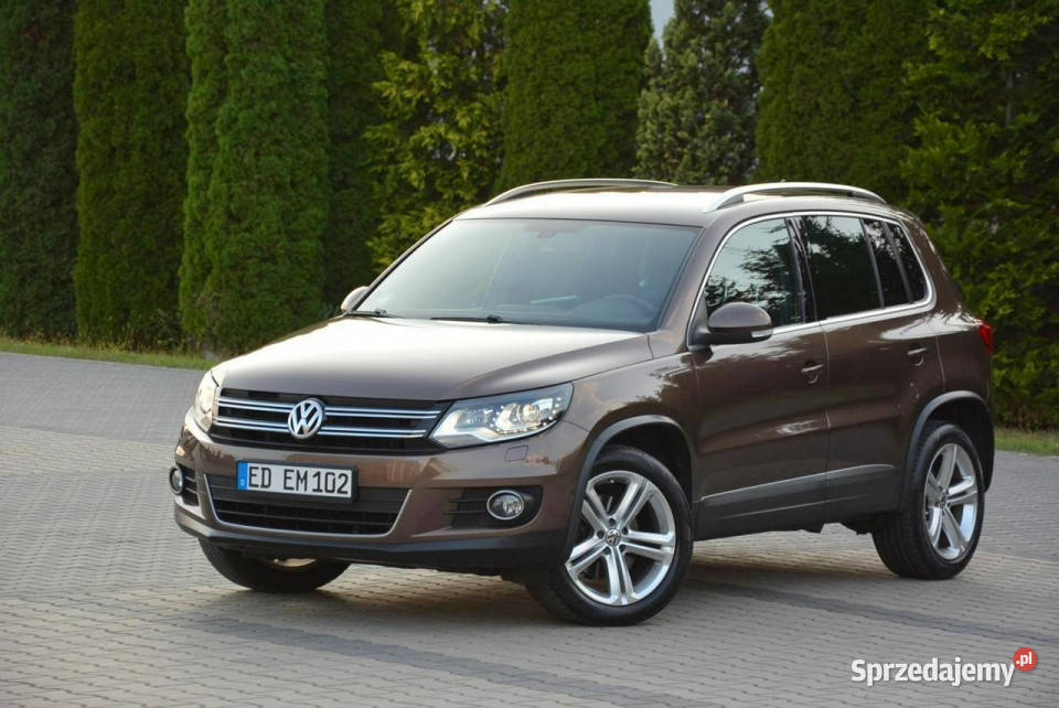 Volkswagen Tiguan Lift Toffee Brown bixenon Ledy światła do jazdy dziennej mazowieckie Ostrów Mazowiecka
