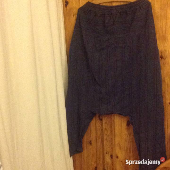 Spodnie alladynki kolor granat Kraków