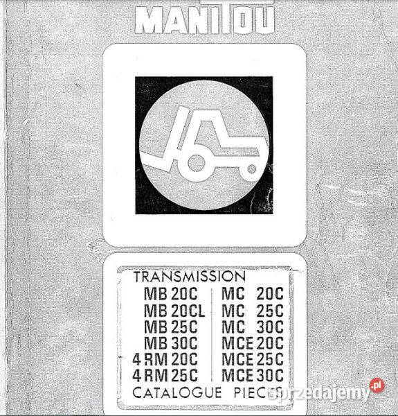 Manitou mb20c mc20c mb20cl mb25c mc30c katalog Kielce