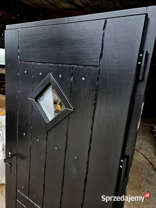 Drzwi DŁUGOSZ drewniane zewnętrzne wejściowe Wrocław