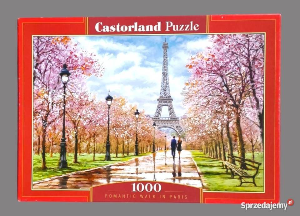 Castorland puzzle spacer w paryżu 1000 elementów Chrzanów