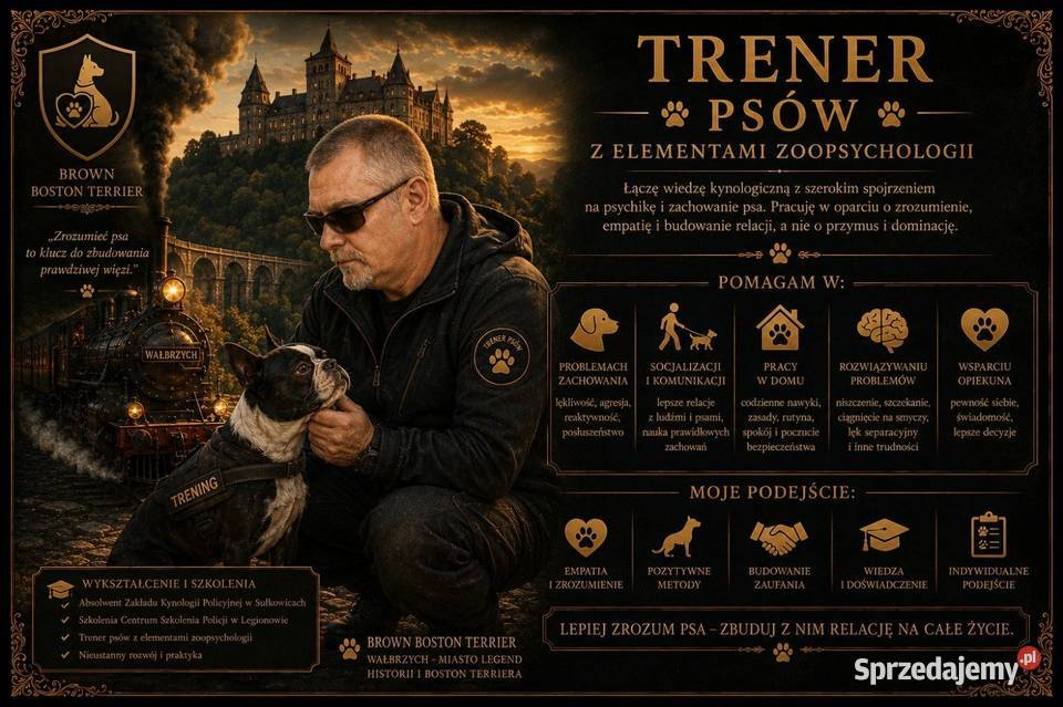 Behawiorysta psi trener z elementami Wałbrzych