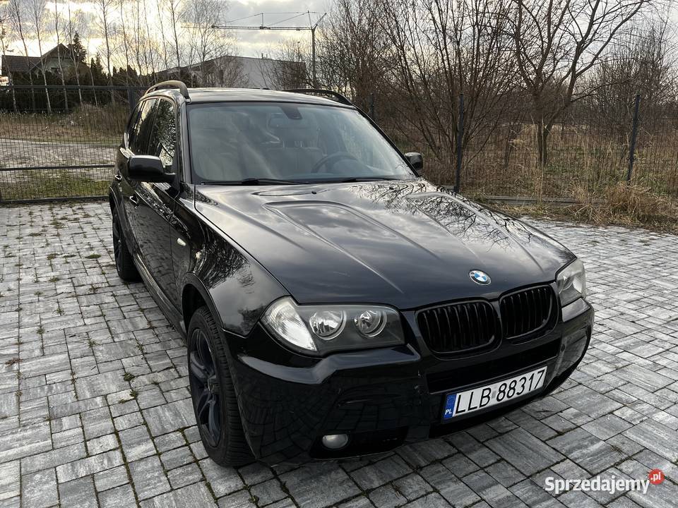 BMW X3 E83 30d mpakiet 2006 automat 218 światła przeciwmgielne Lubartów