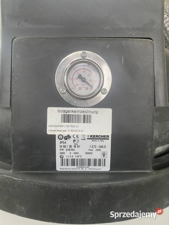 Sprzedam odkurzacz Krcher Industrial IV 6030 MB1 Lechów sprzedam