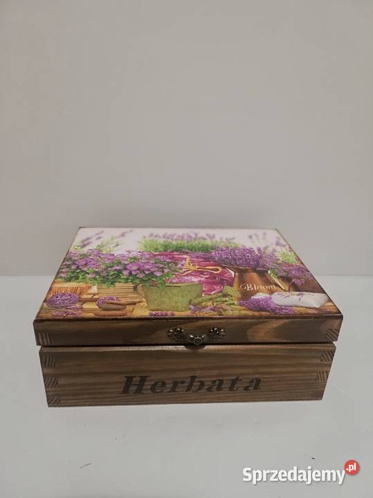 Herbaciarka 6 lawenda różne wzory decoupage opolskie Kędzierzyn-Koźle