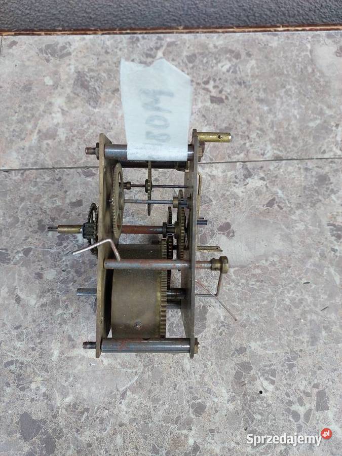M084 Mechanizm starego zegara GB Gustav Becker pomorskie Tczew