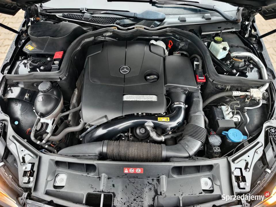 Mercedes C Klasa W204 2012r C180 Coupe czarny Łódź