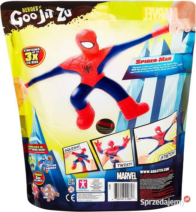 Figurka SPIDERMAN Heroes Of Goo Jit Zu Gniotek 4 lata+ Figurki Mogilany