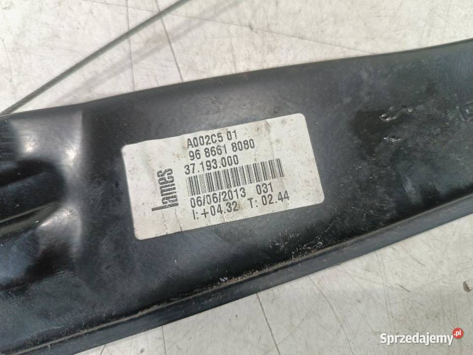 MECHANIZM SZYBY PRAWY PRZÓD PEUGEOT 508 I 16 sprzedam