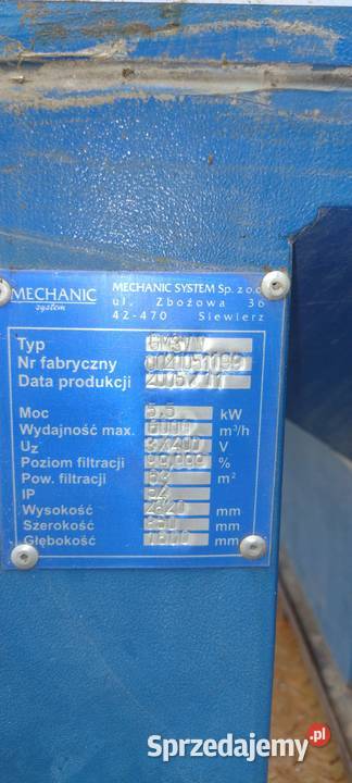 Wentylator do pyłów suchych GM 3VW mazowieckie sprzedam