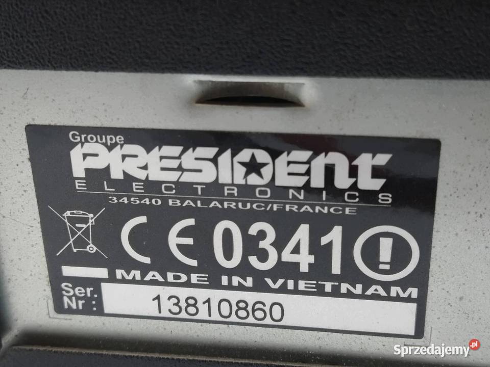 RADIO CB RADIO PRESIDENT JOHNNY III DAF XF świętokrzyskie