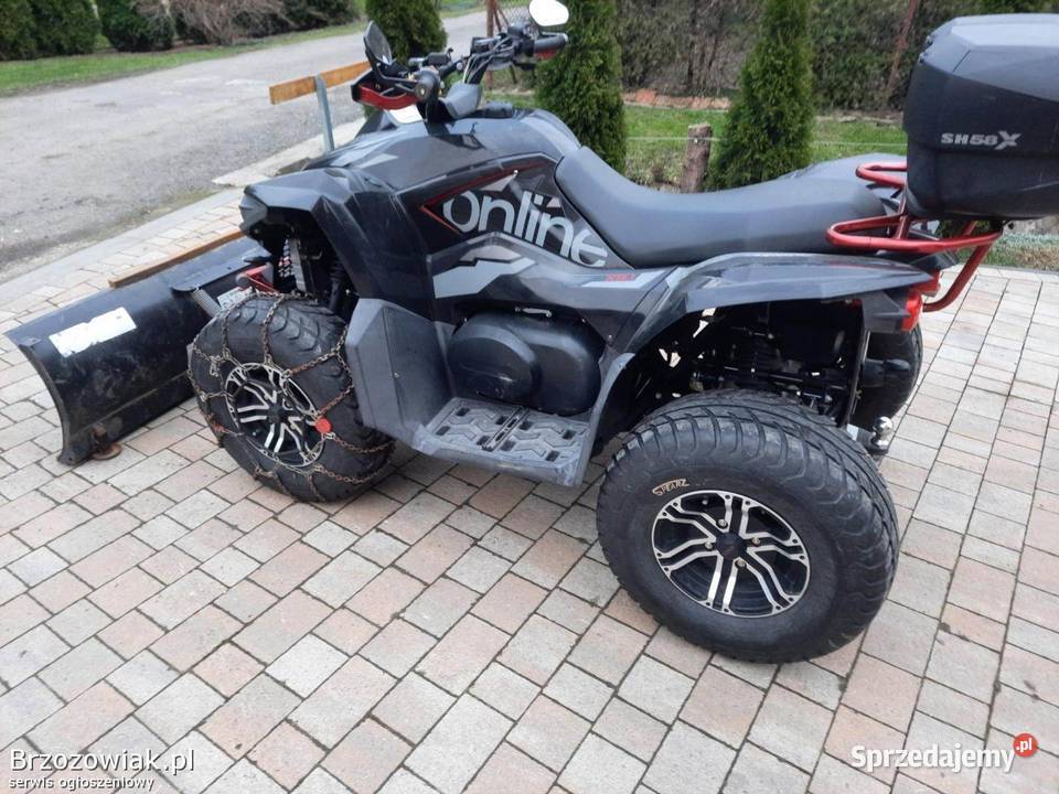 Quad ONLINE 850 75 2019R Pługiem z Niemiec REJ 2000km Zarszyn