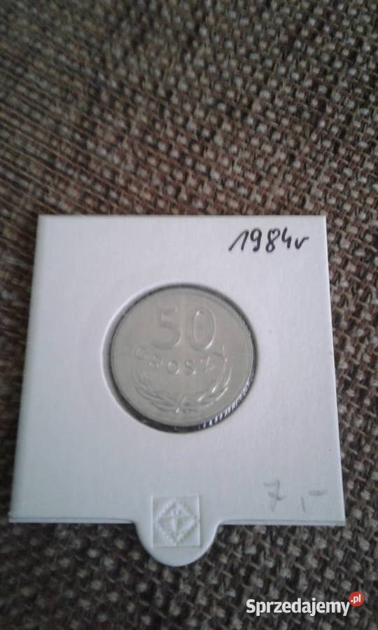 50 groszy 1984 r PRLokoło mennicza Numizmatyka Konin