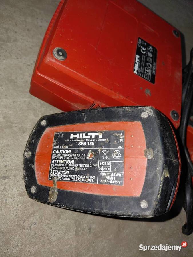 Ładowarka Hilti dwie baterie Pozostałe