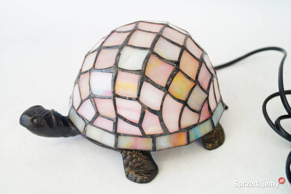 Lampka witrażowa styl Tiffany witraż ŻÓŁW 2 Gizałki