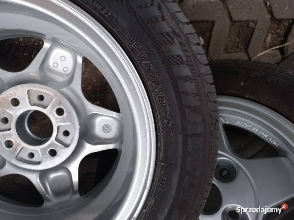 Nowe koła alu 4 x 98 przyczepa Niewiadów 126 N Warszawa