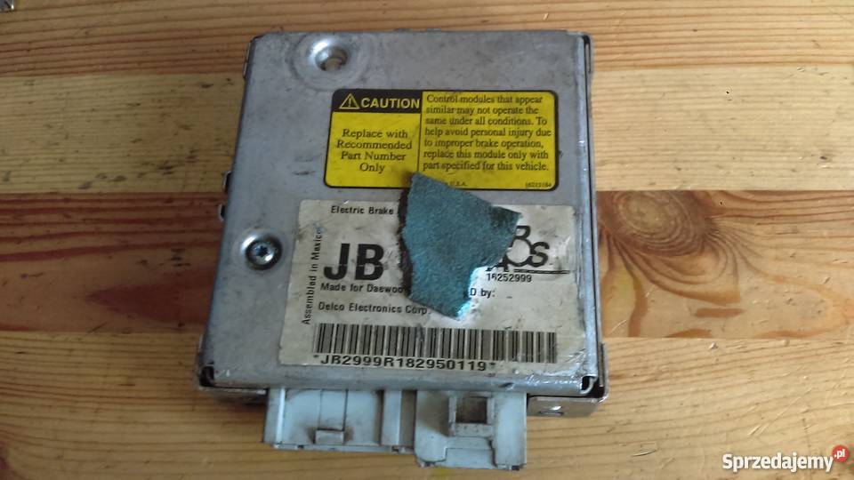 Komputer sterownik Opel Vectra B 16252999