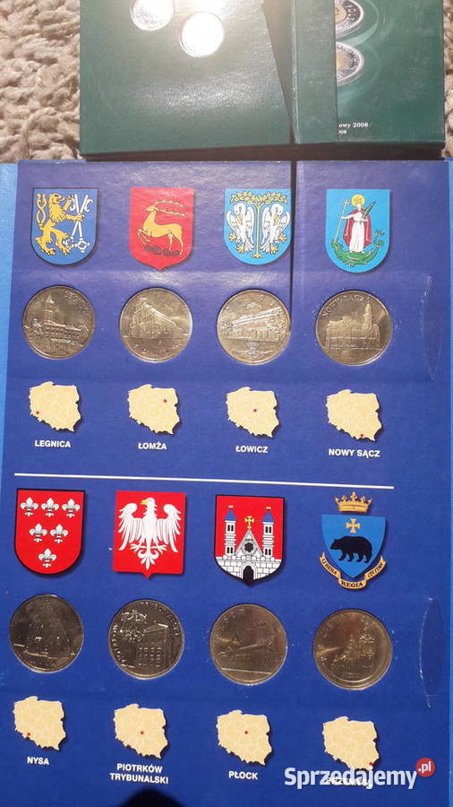 Monety Historyczne Miasta Polski i miniaturki Jarosław