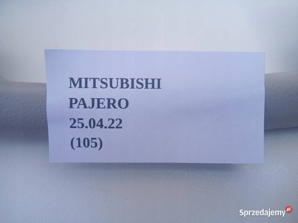 RĄCZKA PODSUFITKI MITSUBISHI PAJERO SPORT II Nowy Tomyśl
