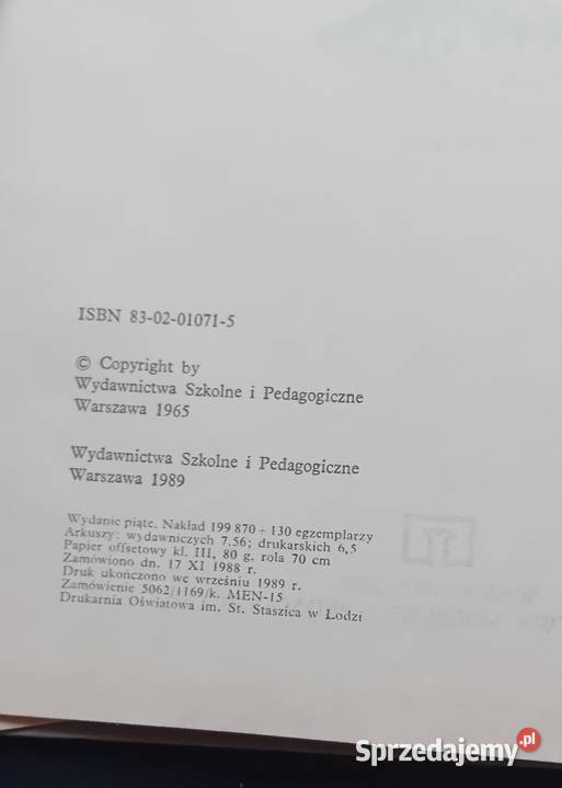 Andrzej Rudnicki Atlas Ryby wód polskich WSiP Koźminek sprzedam