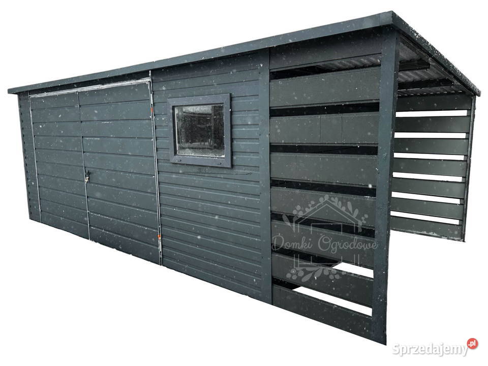 Domek Ogrodowy Schowek Blaszany 5x3 1x3 okno Białystok