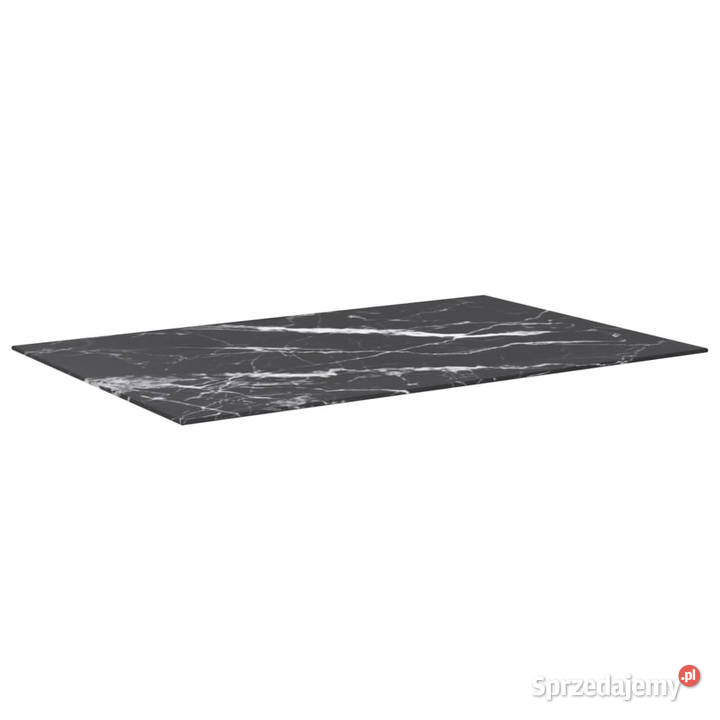 Blat stołu czarny 100x62 8 mm szkło ze wzorem Blaty Warszawa sprzedam