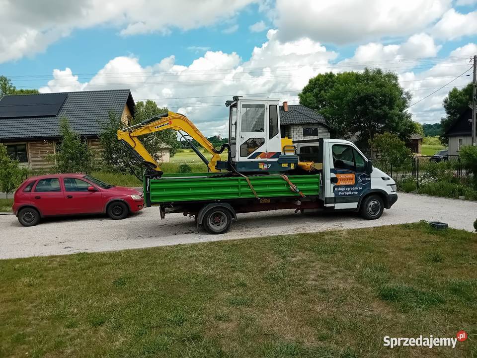Usługi koparką usługi ogrodniczo porządkowe Usługi Tomaszów Lubelski usługi budowlane