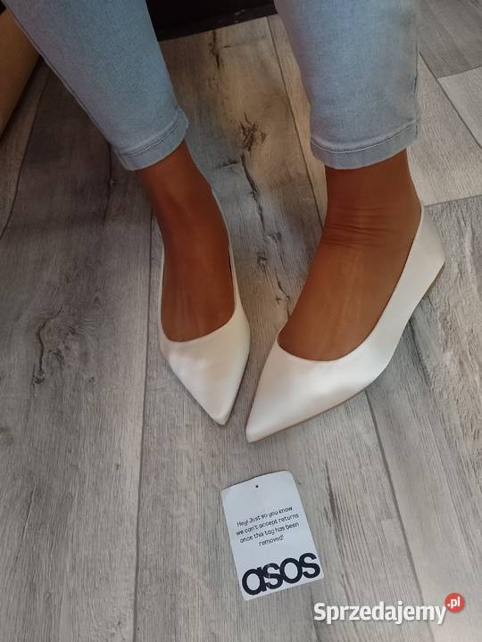 39 ASOS y Ekskluzywne białe baleriny baletki Kraków