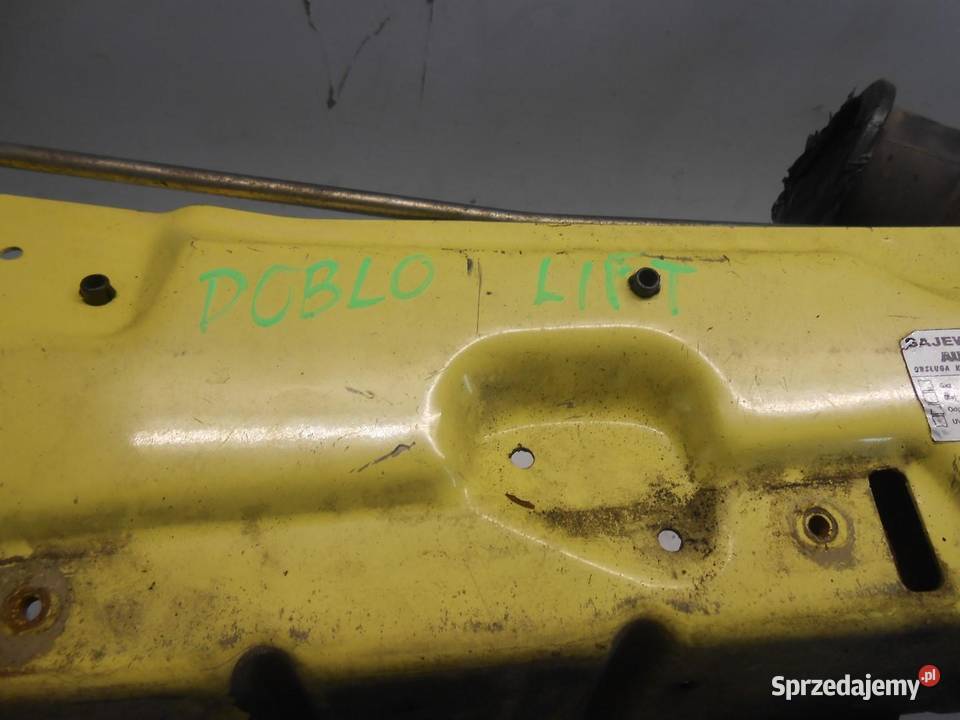 PAS PRZEDNI WZMOCNIENIE FIAT DOBLO I LIFT Wentylatory chłodnic klimatyzacji wielkopolskie