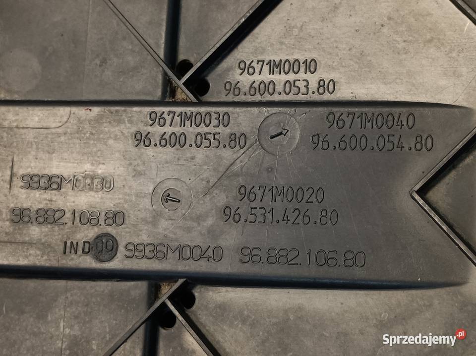 CITROEN C4 PICASSO I 08 OSŁONA PŁYTA POD ZDERZAK