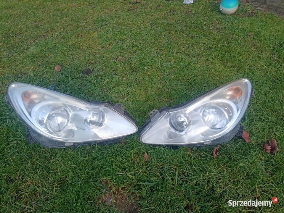 Opel Corsa D lampy lampa przednie LewaPrawa Tychy