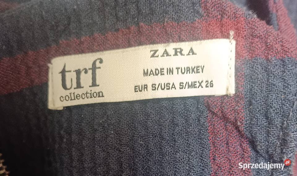 Zara TRF sukienka shift dzianinowa sukienka w Zbylitowska Góra